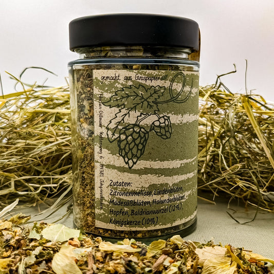 Soul Kräutertee von bonoboherbs – linke Seitenansicht