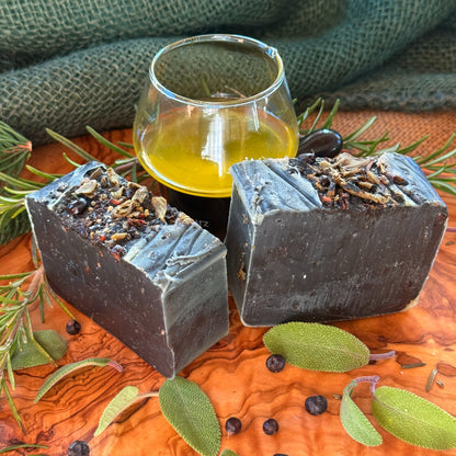 Black Pepper Naturseife von bonoboherbs – Vorderansicht