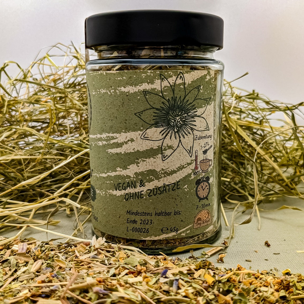 Flow Kräutertee von bonoboherbs – rechte Seitenansicht