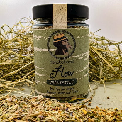 Flow Kräutertee von bonoboherbs – Vorderansicht
