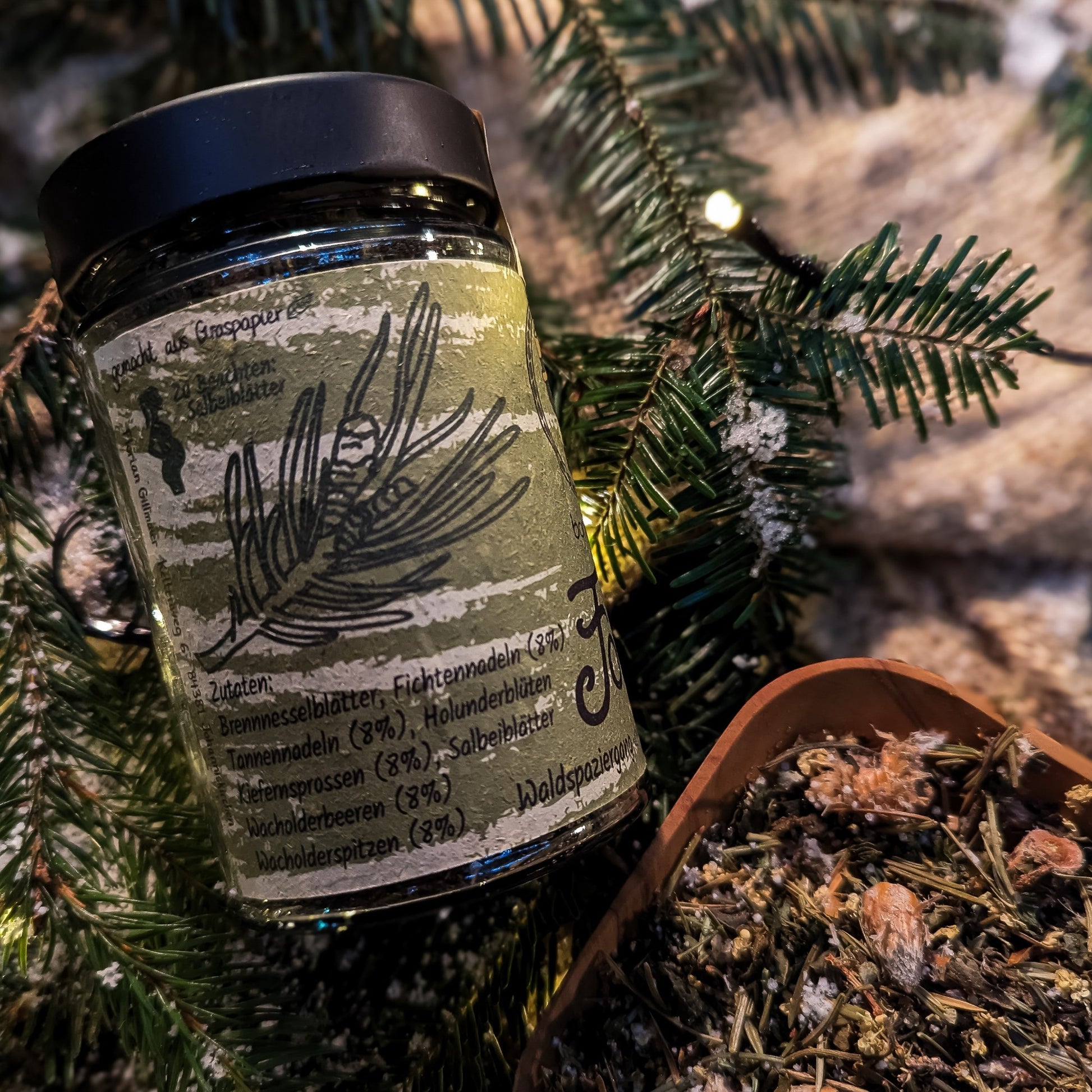 Forest Kräutertee Waldbaden von bonoboherbs – rechte Seite