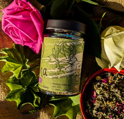 Luna Frauenkräutertee von bonoboherbs – rechte Seitenansicht