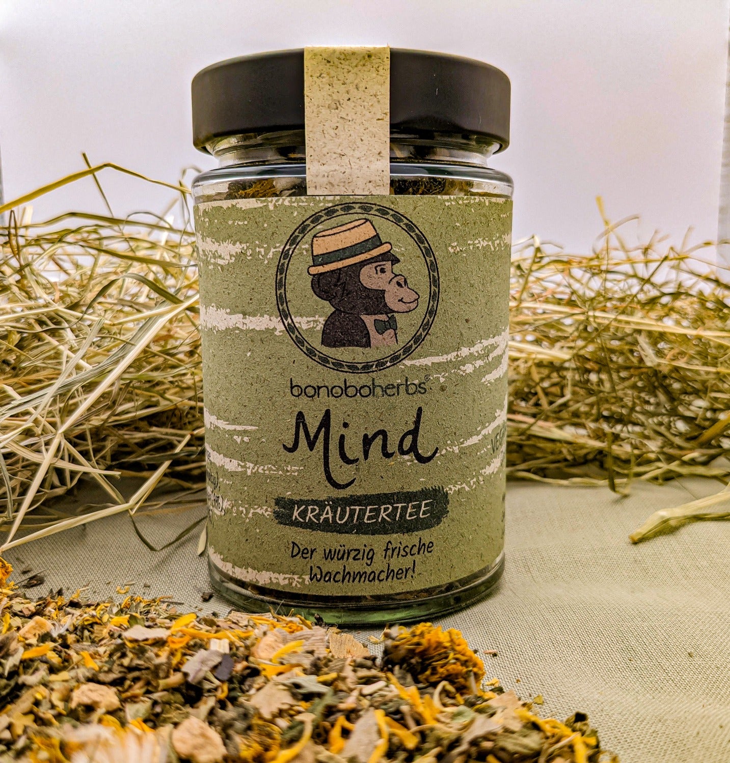 Mind Kräutertee von bonoboherbs – Vorderansicht