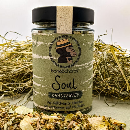 Soul Kräutertee von bonoboherbs – Vorderansicht