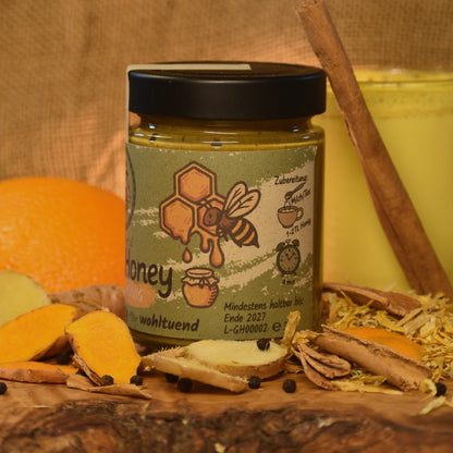Golden Honey – Golden Milk Kräuterhonig mit Kurkuma & Ingwer