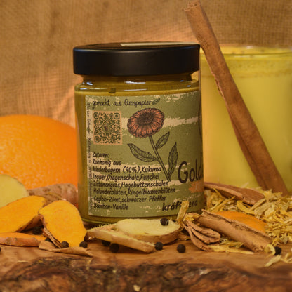 Golden Honey – Golden Milk Kräuterhonig mit Kurkuma & Ingwer